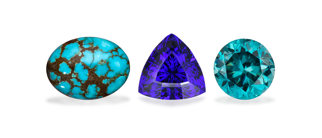 The December Birthstones: A choice of blues!