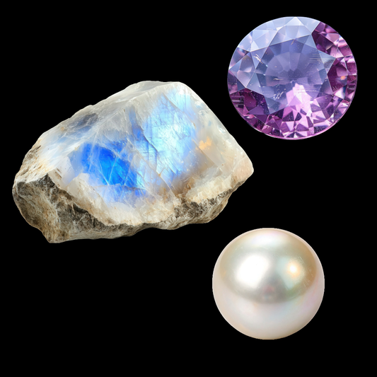 June's Triple Loot Drop: Pearl, Moonstone & Alexandrite - Le Dragon Argenté