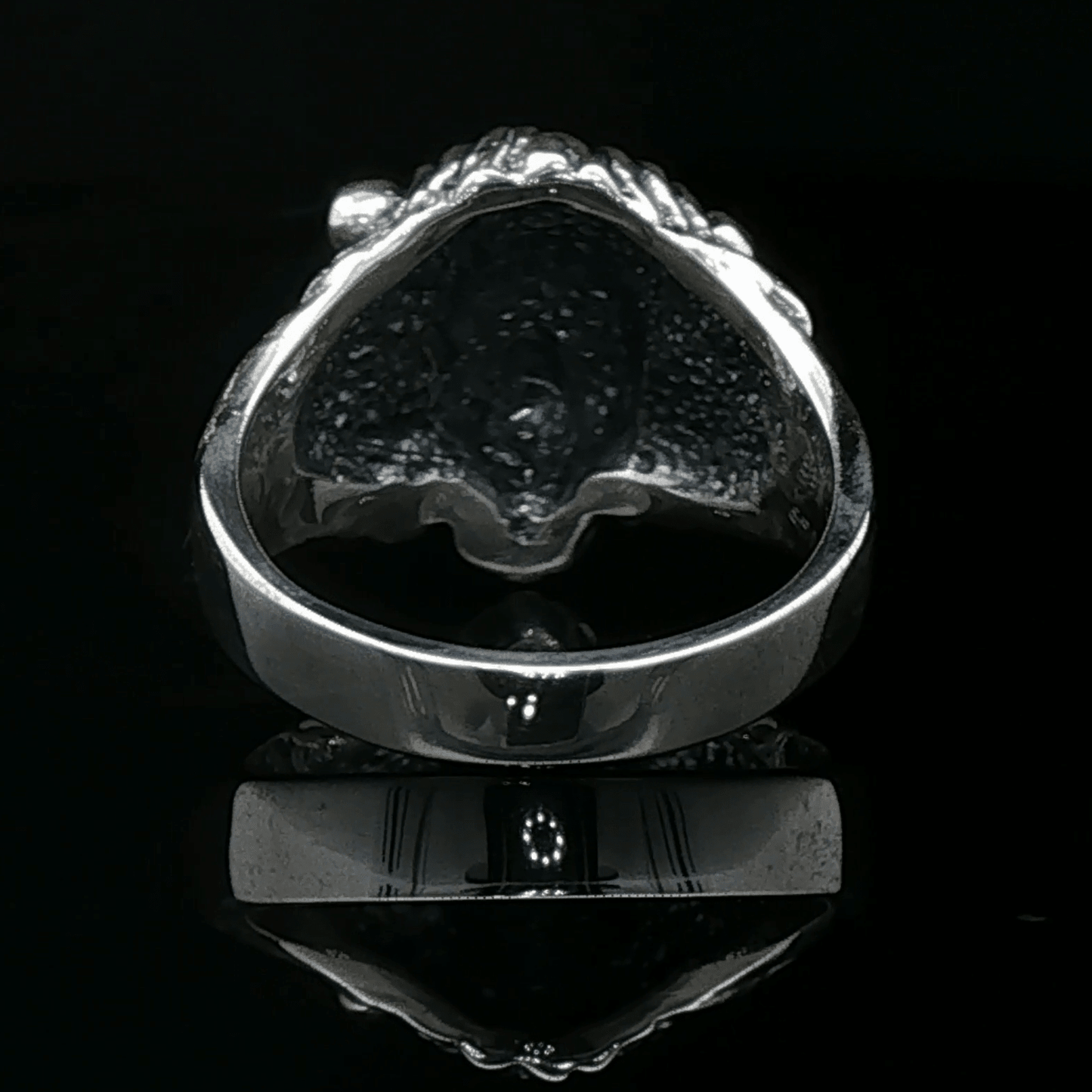 1950s Vintage Style Classic Lion Ring in Sterling Silver  - Le Dragon Argenté