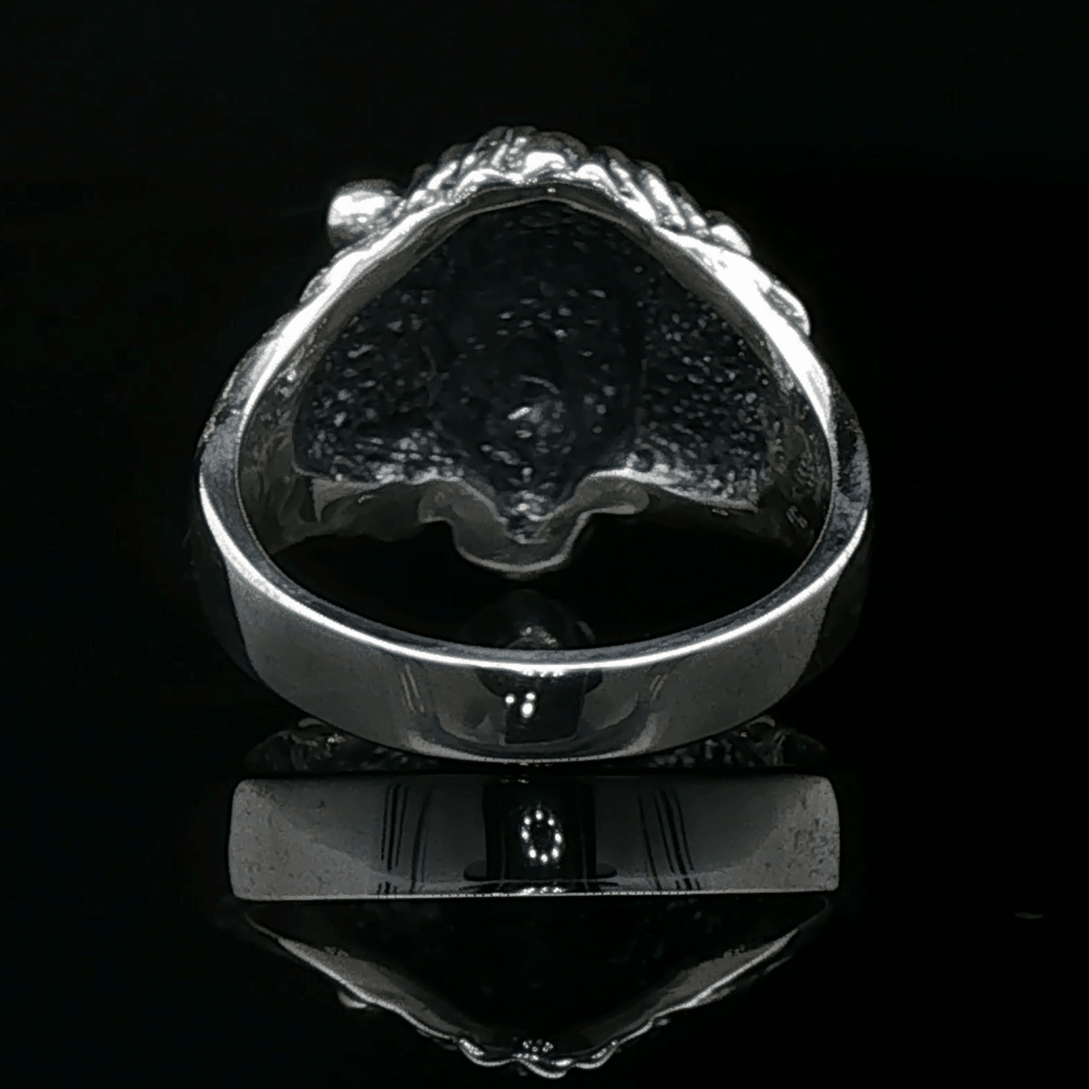 1950s Vintage Style Classic Lion Ring in Sterling Silver  - Le Dragon Argenté