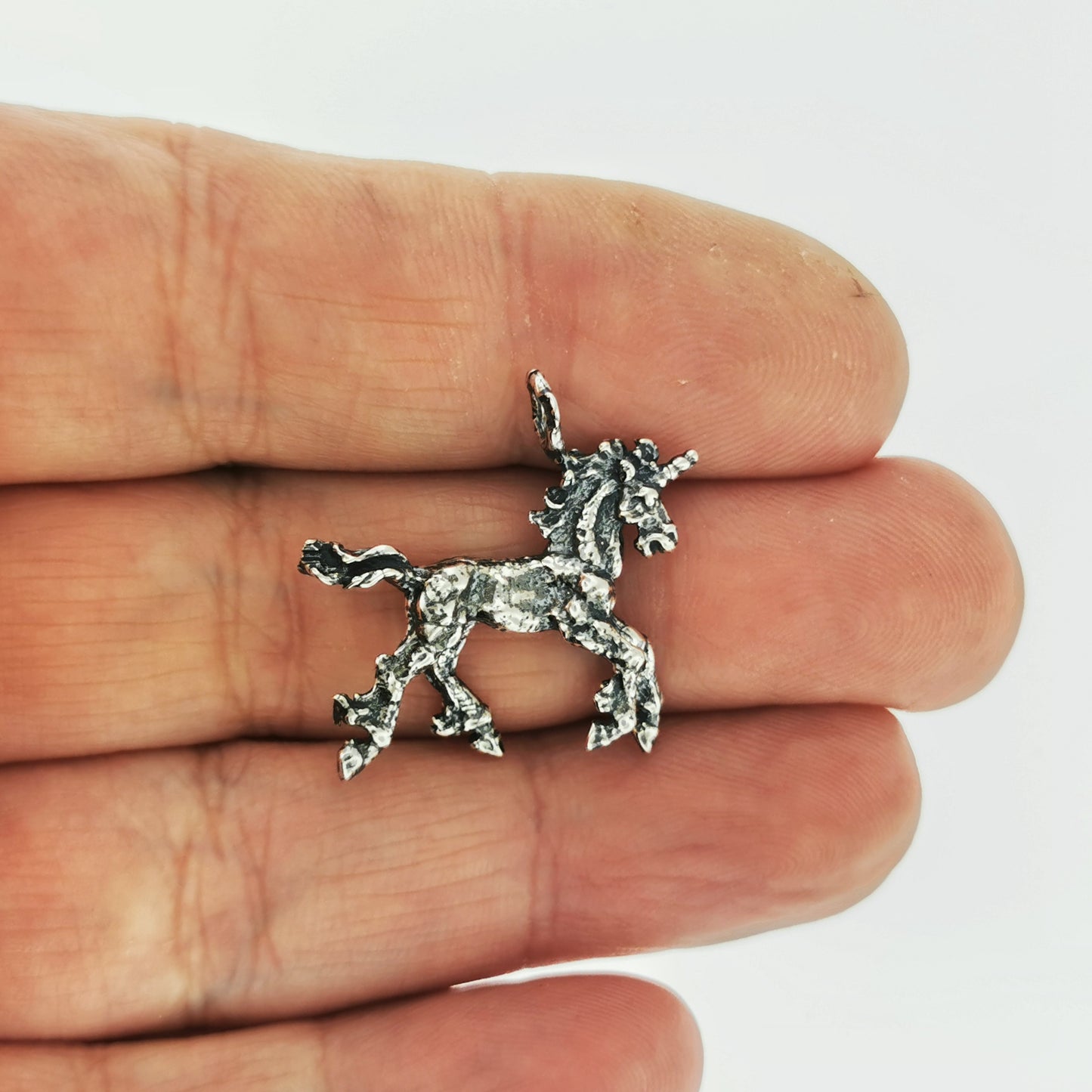 3D Unicorn Charm in Sterling Silver or Antique Bronze, Vintage Unicorn Charm, Silver Unicorn Ring, Sterling Silver Unicorn Charm, 3D Sterling Silver Unicorn Charm, 3D Unicorn Pendant, Silver Fantasy Jewelry, Silver Fantasy Jewellery, Small Unicorn Charm, Small Unicorn Pendant, 3D Unicorn Charm