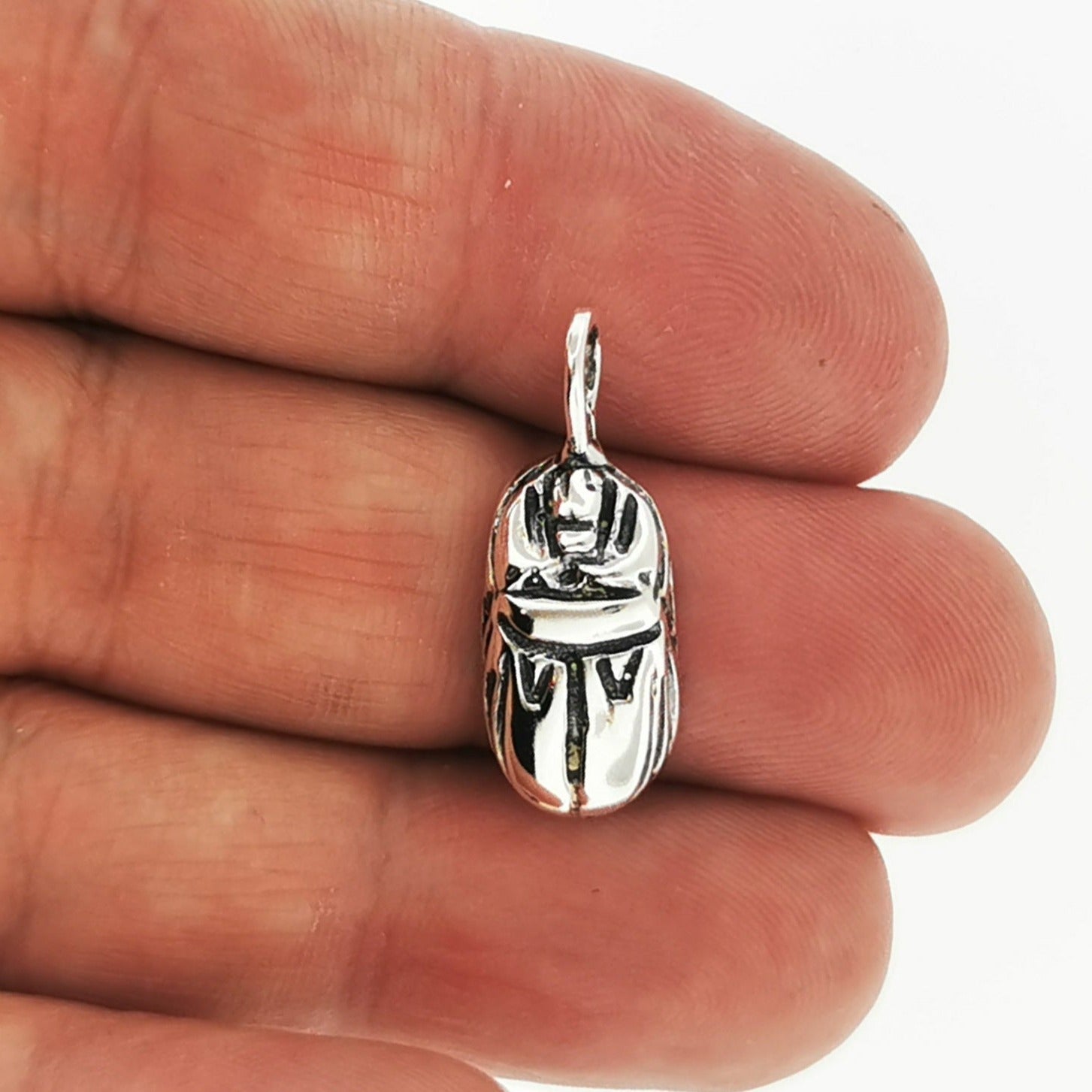 3D Egyptian Scarab Pendant - Le Dragon Argenté