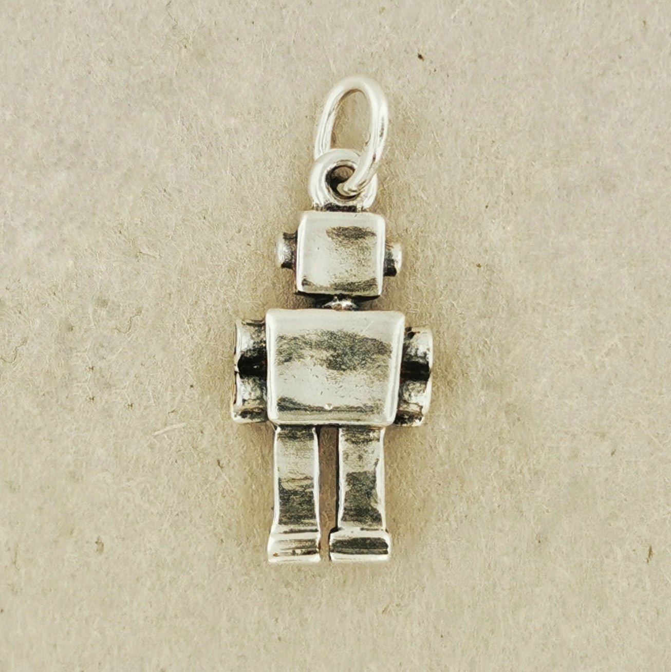 3D Robot Charm Pendant - Le Dragon Argenté