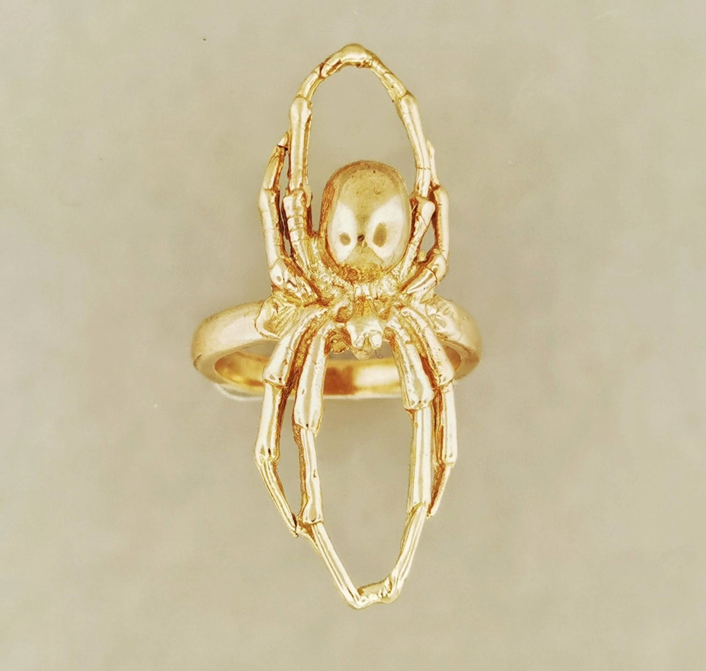 3D Spider Ring in Sterling Silver or Antique Bronze - Le Dragon Argenté