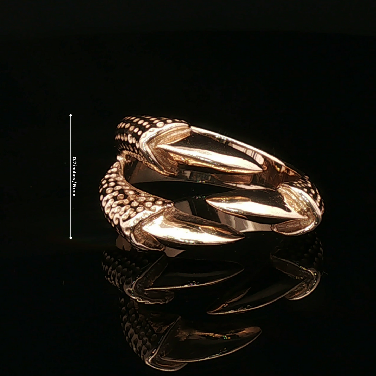 Adjustable Dragon Claw Ring - Le Dragon Argenté
