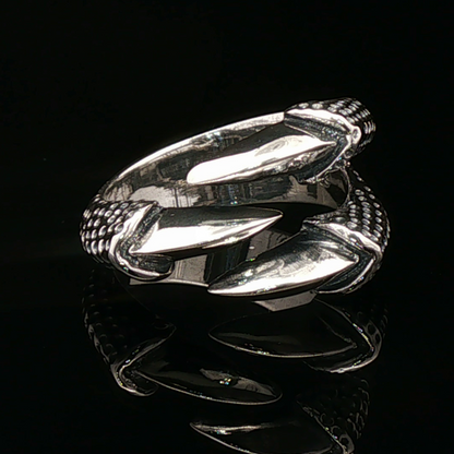 Adjustable Dragon Claw Ring - Le Dragon Argenté