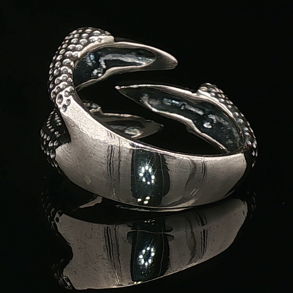Adjustable Dragon Claw Ring - Le Dragon Argenté