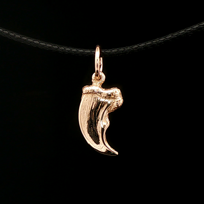 Bear Claw Charm Pendant in Antique Bronze - Le Dragon Argenté