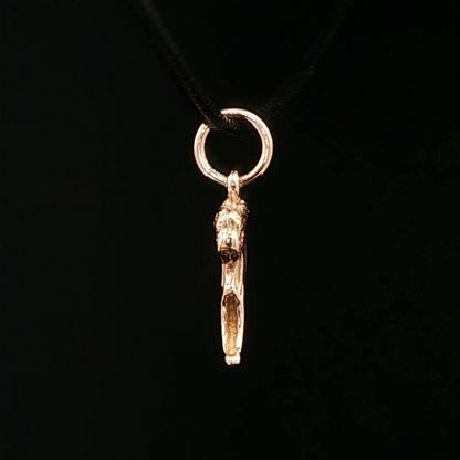 Bear Claw Charm Pendant in Antique Bronze - Le Dragon Argenté