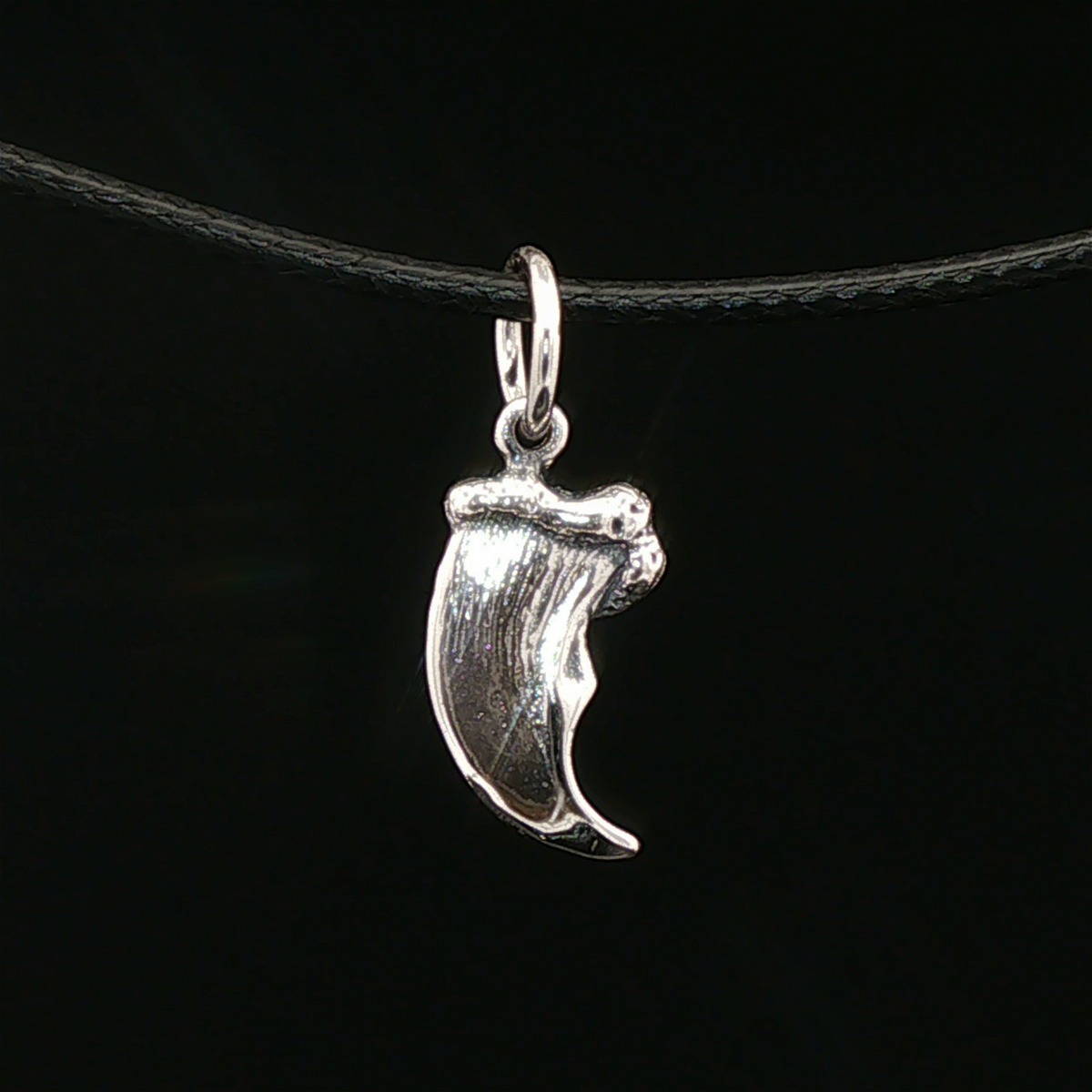 Bear Claw Charm Pendant in Sterling Silver - Le Dragon Argenté