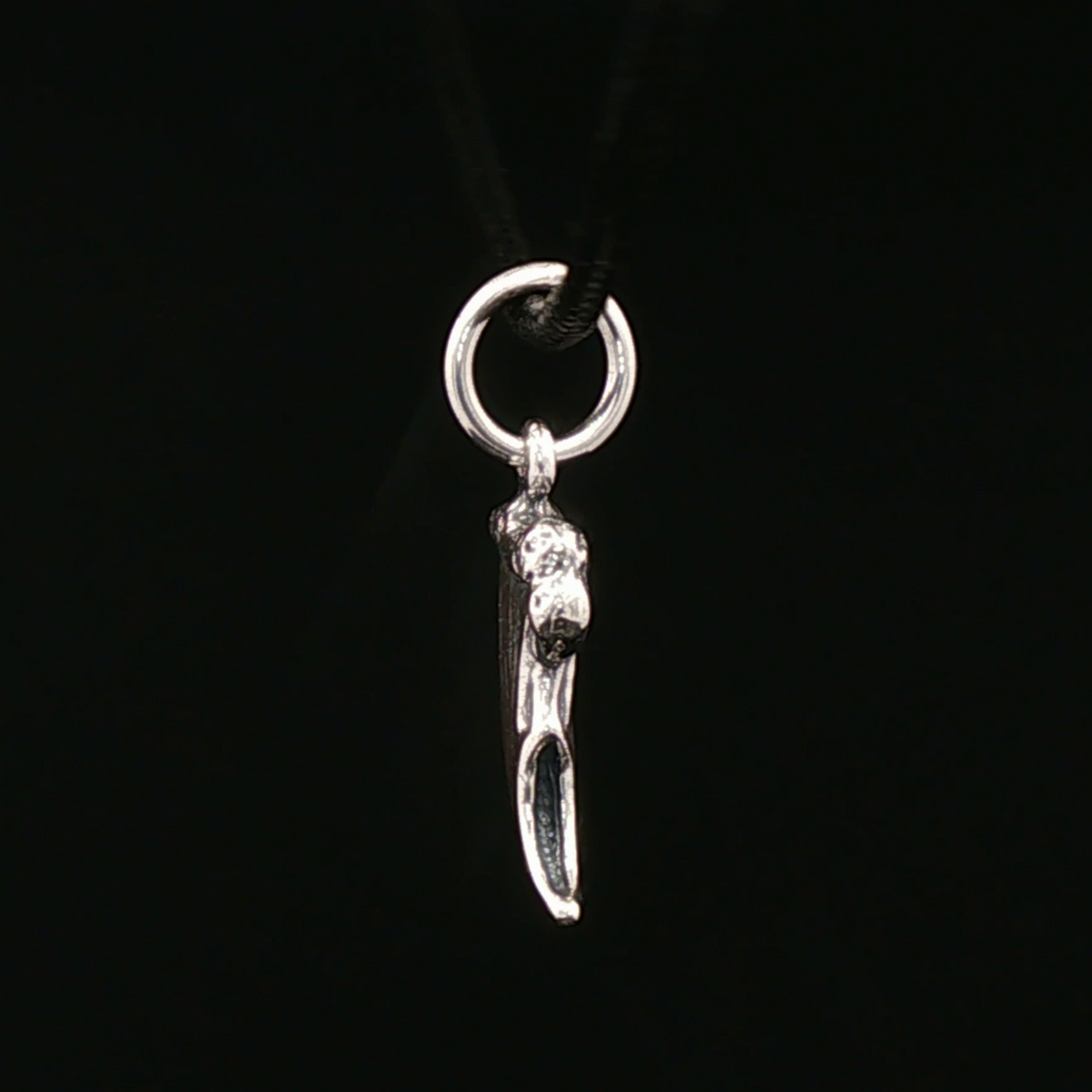 Bear Claw Charm Pendant in Sterling Silver - Le Dragon Argenté