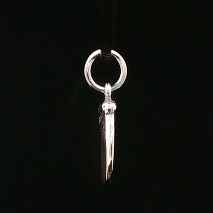 Bear Claw Charm Pendant in Sterling Silver - Le Dragon Argenté