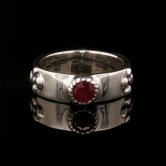 Braidless Howls Moving Castle Ring in Sterling Silver with Natural Gemstones - Le Dragon Argenté