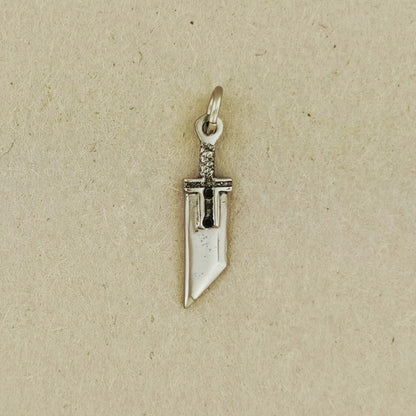 FF7 Small Buster Sword Charm Pendant