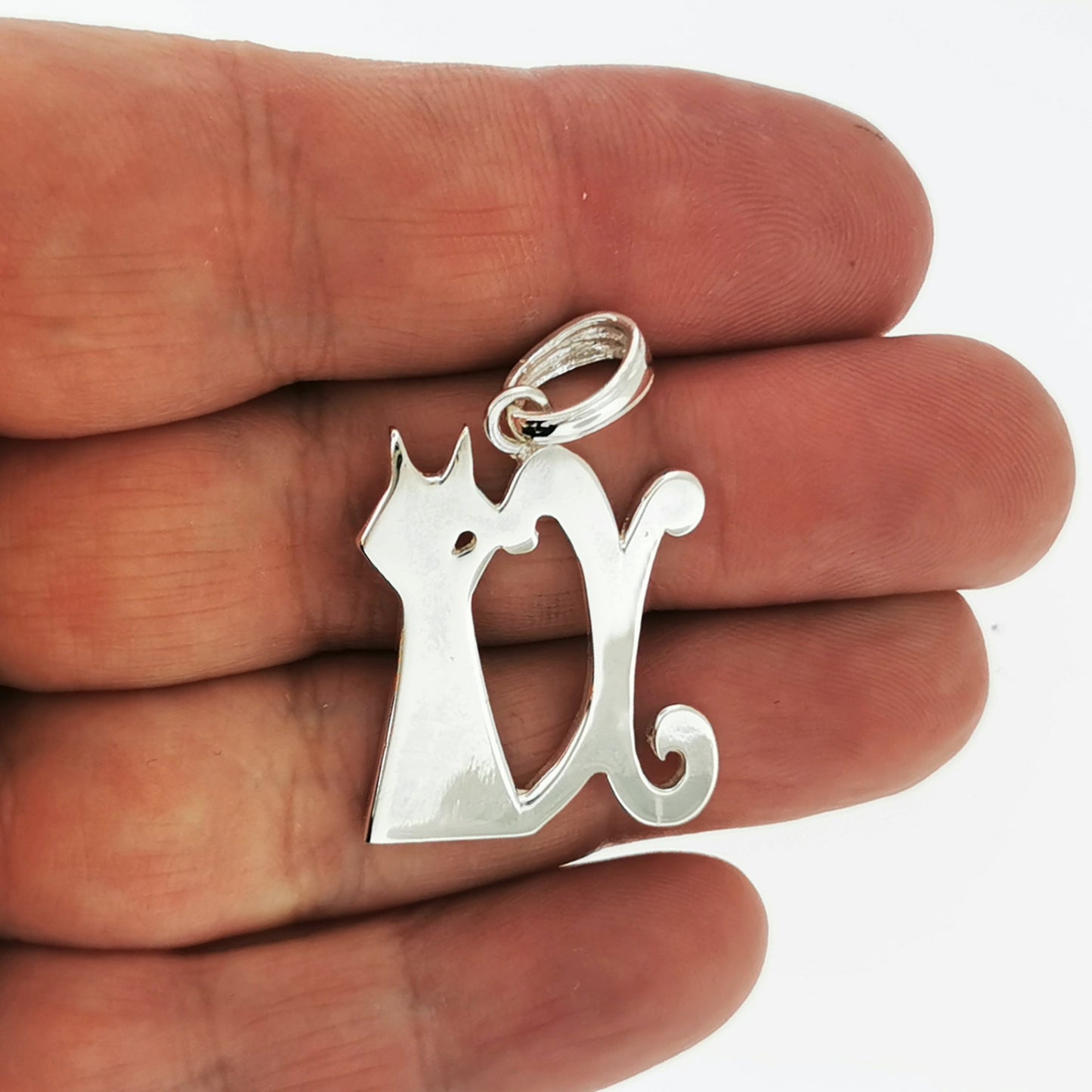Cait Shelter Pendant in Sterling Silver or Antique Bronze, Fairy Tail Guild Pendant, Anime Fan Pendant, Fairy Tail Cosplay Pendant, Anime Cosplay Jewelry, Cait Shelter Jewelry, Fairy Tail Pendant, Silver Fairy Tail, Silver Fairy Tail Pendant