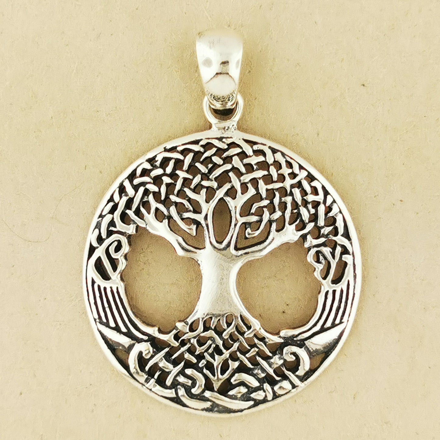Tree of Life Pendant in Sterling Silver or Antique Bronze - Le Dragon Argenté