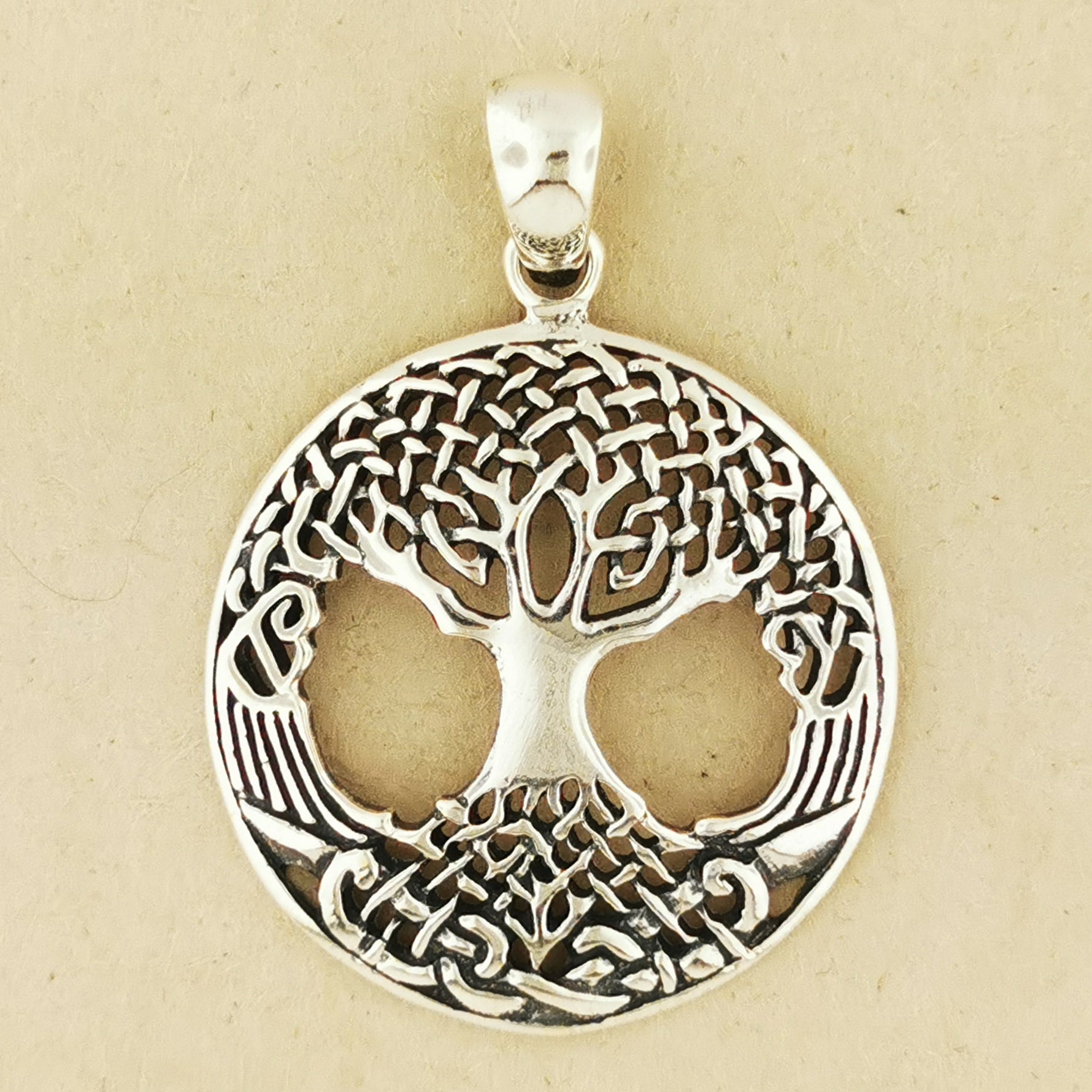 Tree of Life Pendant in Sterling Silver or Antique Bronze - Le Dragon Argenté