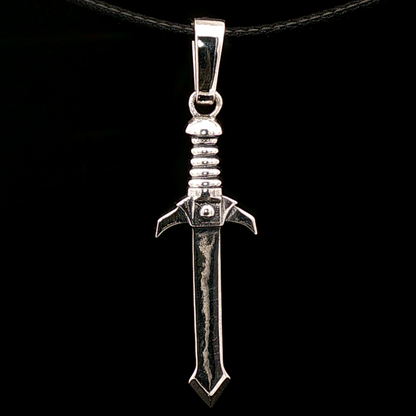 Sword Pendant in Sterling Silver - Le Dragon Argenté