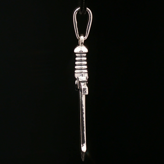 Sword Pendant in Sterling Silver - Le Dragon Argenté