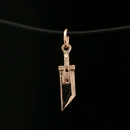 FF7 Small Buster Sword Charm Pendant - Le Dragon Argenté