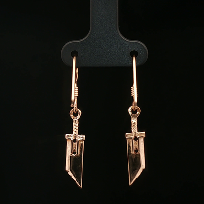 FF7 Small Buster Sword Earrings - Le Dragon Argenté