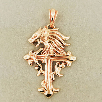 Final Fantasy 8 Squall Griever Pendant in Gold