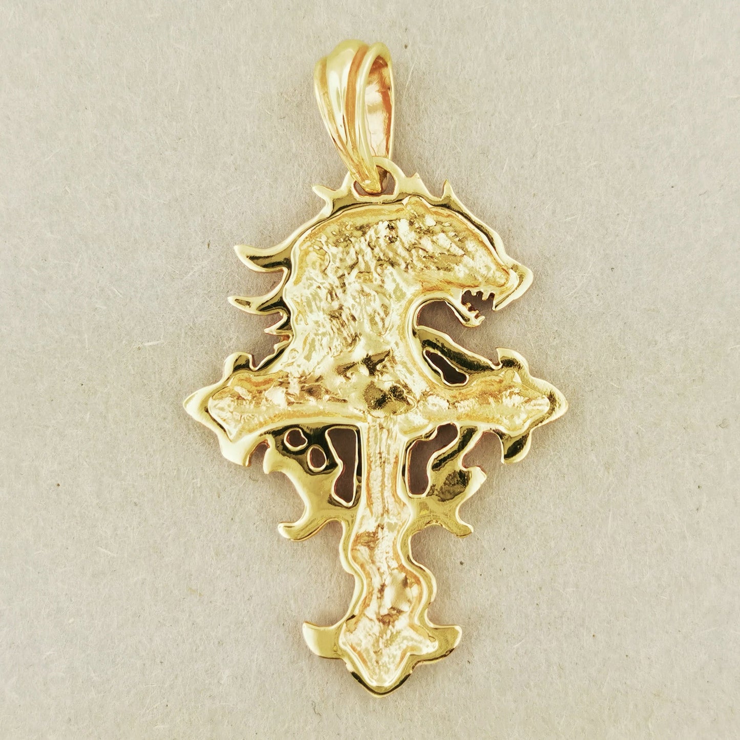 Final Fantasy 8 Squall Griever Pendant in Gold