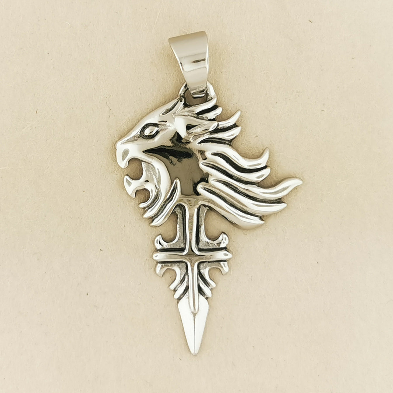 Medium Final Fantasy 8 Squall Griever Pendant in Stainless Steel – Le ...