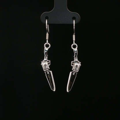 Final Fantasy 8 Gunblade Charm Earrings - Le Dragon Argenté