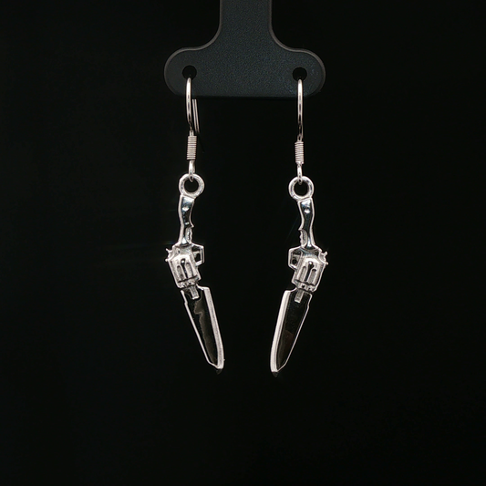 Final Fantasy 8 Gunblade Charm Earrings - Le Dragon Argenté
