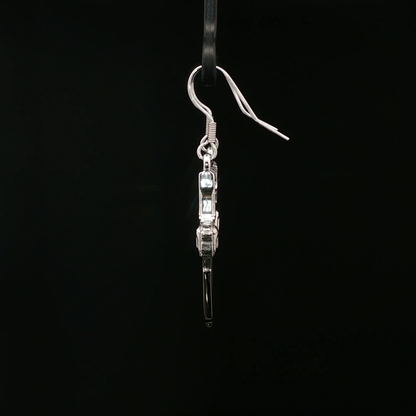 Final Fantasy 8 Gunblade Charm Earrings - Le Dragon Argenté