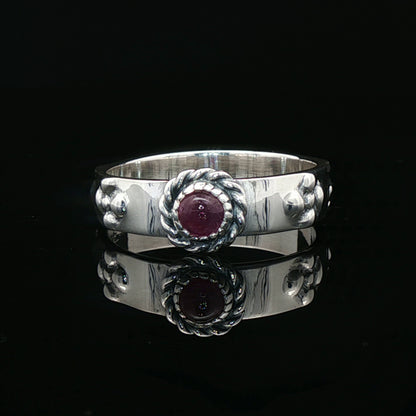 Howls Moving Castle Ring in Sterling Silver with Natural Gemstone - Le Dragon Argenté