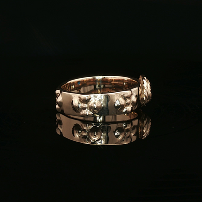 Howls Moving Castle Ring in Antique Bronze with Natural Gemstones - Le Dragon Argenté