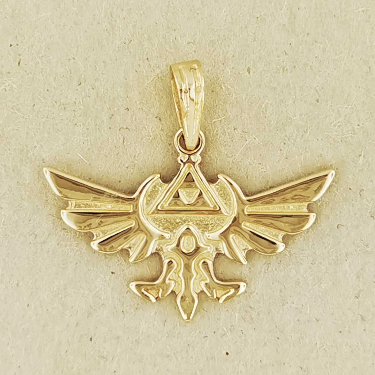 Legend of Zelda Pendant in Antique Bronze, Zelda Royal Crest Pendant, video game necklace, legend of zelda jewelry, zelda triforce pendant, gamer geek jewelry, video game jewelry, zelda cosplay jewelry, video game pendant