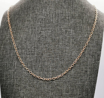Antique Bronze 3mm Oval Cable Chain Made to Order