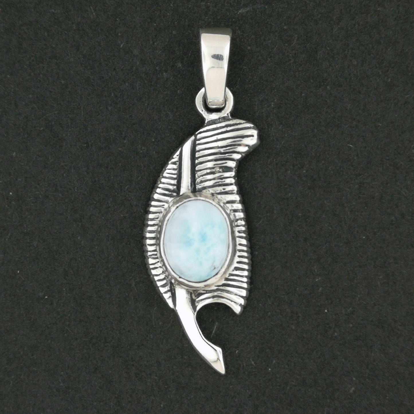 Feather of Ma'at Pendant in Sterling Silver, Egyptian Feather Pendant, Egyptian Goddess Pendant, Goddess of Truth Pendant, Silver Egyptian Feather Pendant, Silver Ma’at Pendant, Egyptian Silver Pendant, Silver Gemstone Egyptian Feather Pendant