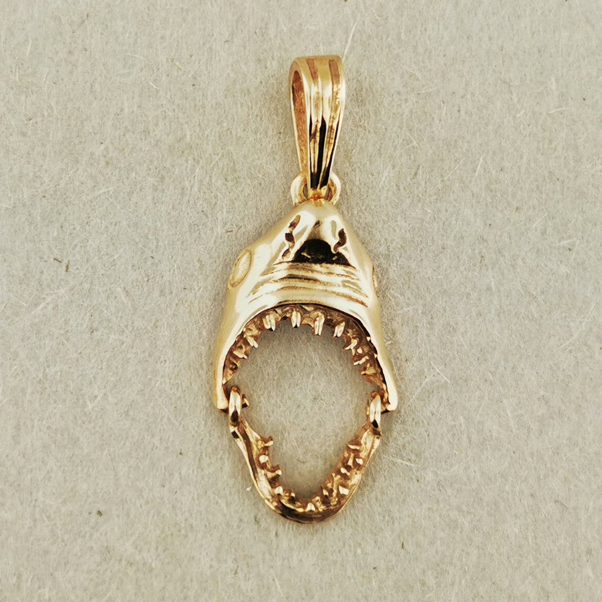 antique bronze shark pendant, killer shark pendant, shark necklace, shark pendant, animal pendant