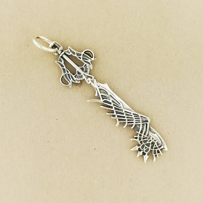 Pendentif Kingdom Hearts Ultima Keyblade en argent sterling ou bronze antique