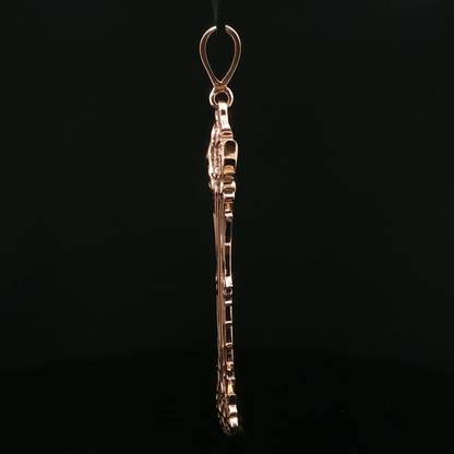 Kingdom Hearts Full Combined Keyblade Pendant in Antique Bronze - Le Dragon Argenté