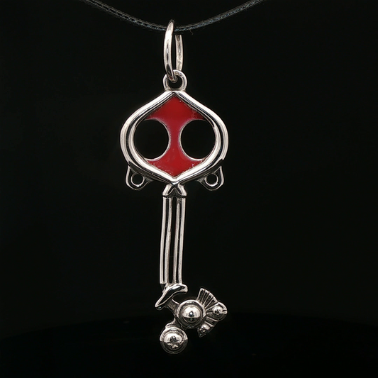 Kingdom Hearts Spellbinder Keyblade Pendant - Le Dragon Argenté
