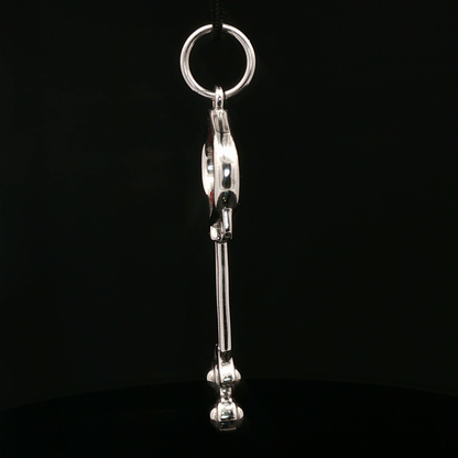 Kingdom Hearts Spellbinder Keyblade Pendant - Le Dragon Argenté