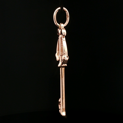 Kingdom Hearts Three Wishes Keyblade Pendant in Antique Bronze - Le Dragon Argenté