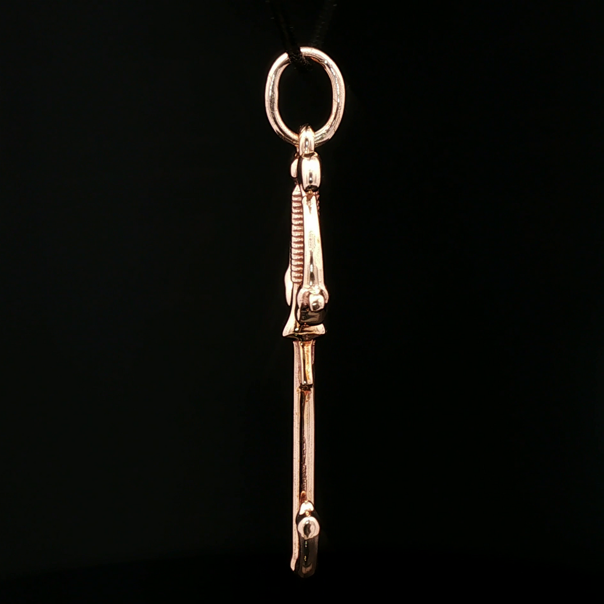 Kingdom Hearts Three Wishes Keyblade Pendant in Antique Bronze - Le Dragon Argenté