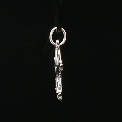 Kingdom Hearts Wayfinder Charm Pendant in Sterling Silver - Le Dragon Argenté