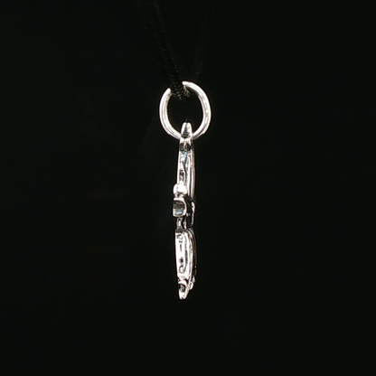 Kingdom Hearts Wayfinder Charm Pendant in Sterling Silver - Le Dragon Argenté