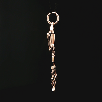 Kingdom Hearts Wayward Wind Keyblade pendant for fans, handmade in sterling silver, antique bronze, or stainless steel by Le Dragon Argenté