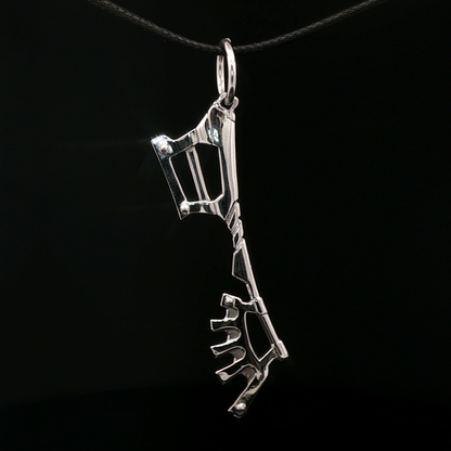 Kingdom Hearts Wayward Wind Keyblade pendant for fans, handmade in sterling silver, antique bronze, or stainless steel by Le Dragon Argenté