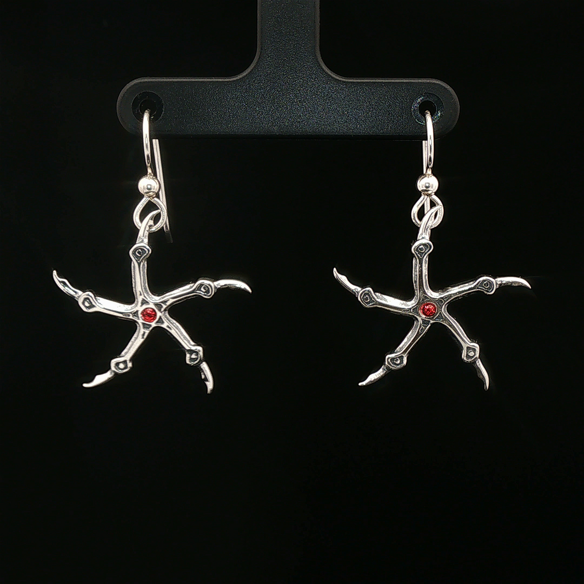 Krull Glaive Earrings in Sterling Silver - Le Dragon Argenté