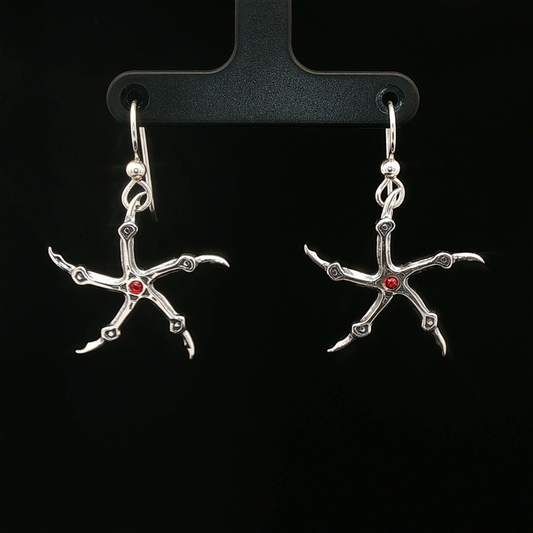 Krull Glaive Earrings in Sterling Silver - Le Dragon Argenté