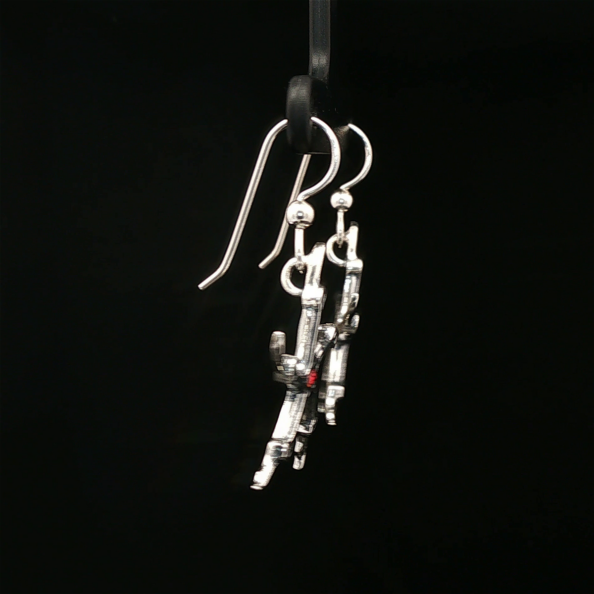 Krull Glaive Earrings in Sterling Silver - Le Dragon Argenté